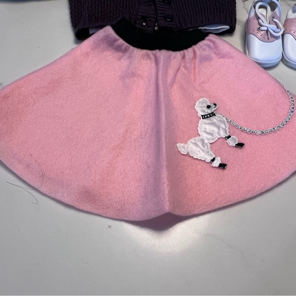 Doll Clothes Dress for 18” doll like American Girl 50s Poodle Skirt Set - Picture 4 of 5